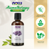NOW Essential Oils, Lavender Oil, Soothing Aromatherapy Scent, Steam Distilled, 100% Pure, Vegan, 4-Ounce (118 ml) Essential oils NOW Foods USA