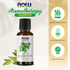 NOW FOODS Essential Oils, Peppermint Oil, Invigorating Aromatherapy Scent, Steam Distilled, 100% Pure, Vegan, Child Resistant Cap, 1-Ounce (30 ml) Essential oils NOW Foods USA