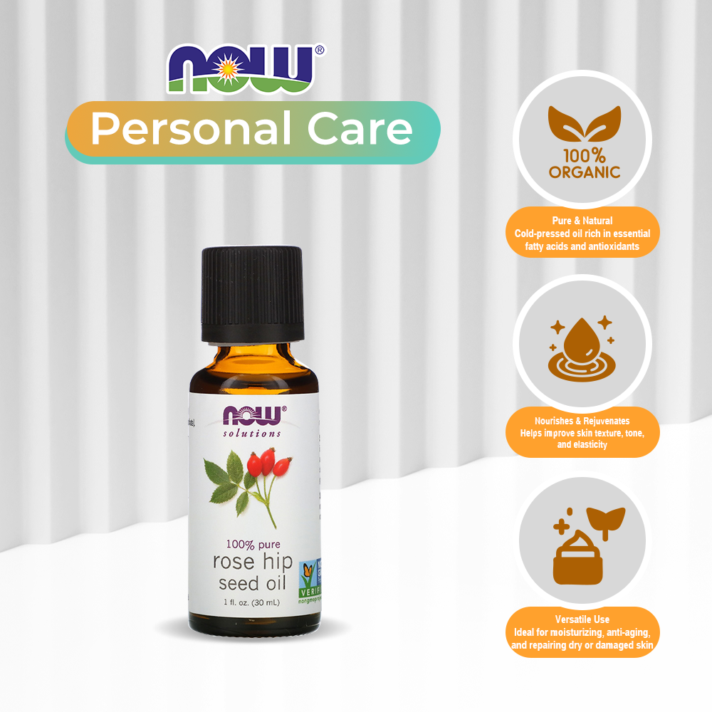 now solutions rose hip seed oil NOW Solutions, Organic Marula Oil, Skin Hydrating and Nourishing, 100% Pure, 1-Ounce (30 ml)