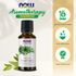 NOW FOODS Essential Oils, Rosemary Oil, Purifying Aromatherapy Scent, Steam Distilled, 100% Pure, Vegan, Child Resistant Cap, 1-Ounce (30 ml) Essential oils NOW Foods USA
