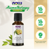NOW FOODS Essential Oils, Lemon & Eucalyptus Oil Blend, Invigorating Aromatherapy Scent, Blend of Pure Lemon Oil and Pure Eucalyptus Oil, 1-Ounce (30 ml) Essential oils NOW Foods USA
