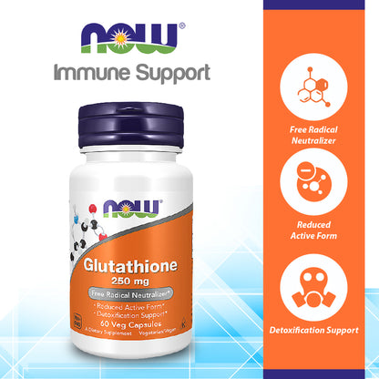 NOW Supplements, Glutathione 250 mg, Detoxification Support, Free Radical Neutralizer*, 60 Veg Capsules - $33.90 I BLOOM CONCEPT NOW Supplements, Glutathione 250 mg, Detoxification Support, Free Radical Neutralizer*, 60 Veg Capsules - $33.90 I BLOOM CONCEPT