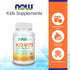 NOW Kids Supplements, Kid Vits Multivitamin, Juicy Orange, 120 Chewable Tablets Vitamins & Supplements NOW Foods USA