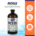 NOW Sports Nutrition, MCT (Medium-chain triglycerides) Oil 14 g, Weight Management*, Liquid, 16-Ounce (473 ml) Vitamins & Supplements NOW Foods USA