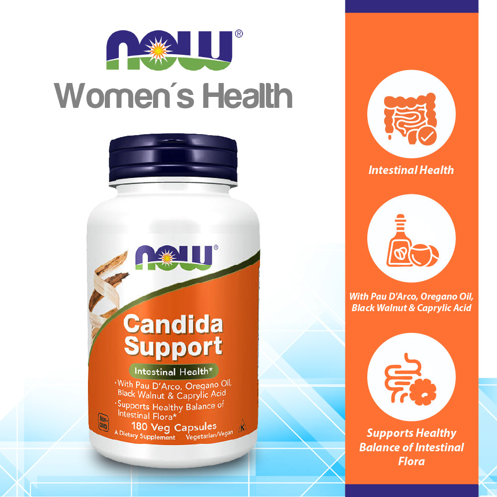 NOW Supplements, Candida Support with Pau D&