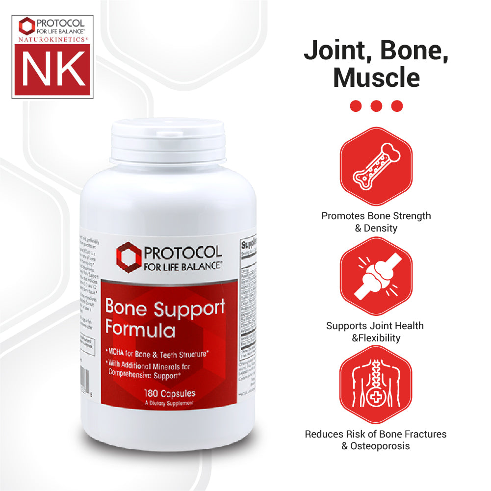Protocol for Life Balance, Bone Support Formula, 180 Capsules Bone &amp; Teeth Structure Protocol For Life Balance