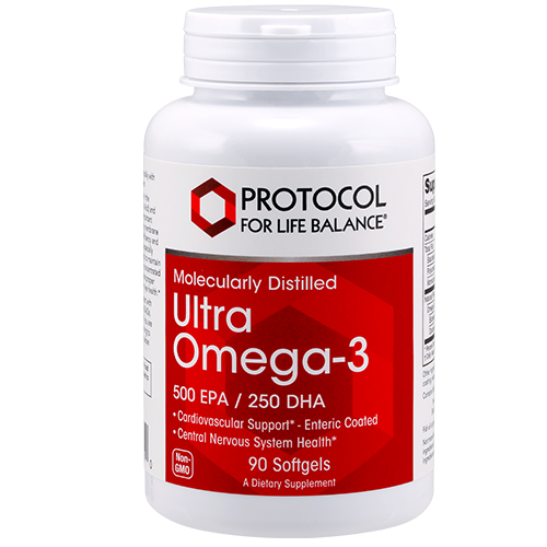 Protocol for Life Balance, Ultra Omega-3, 500 EPA / 250 DHA, 90 Softgels - Bloom Concept