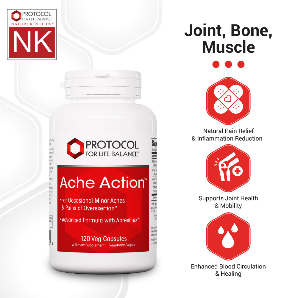 Protocol for Life Balance, Ache Action, 120 Veg Capsules Protocol For Life Balance