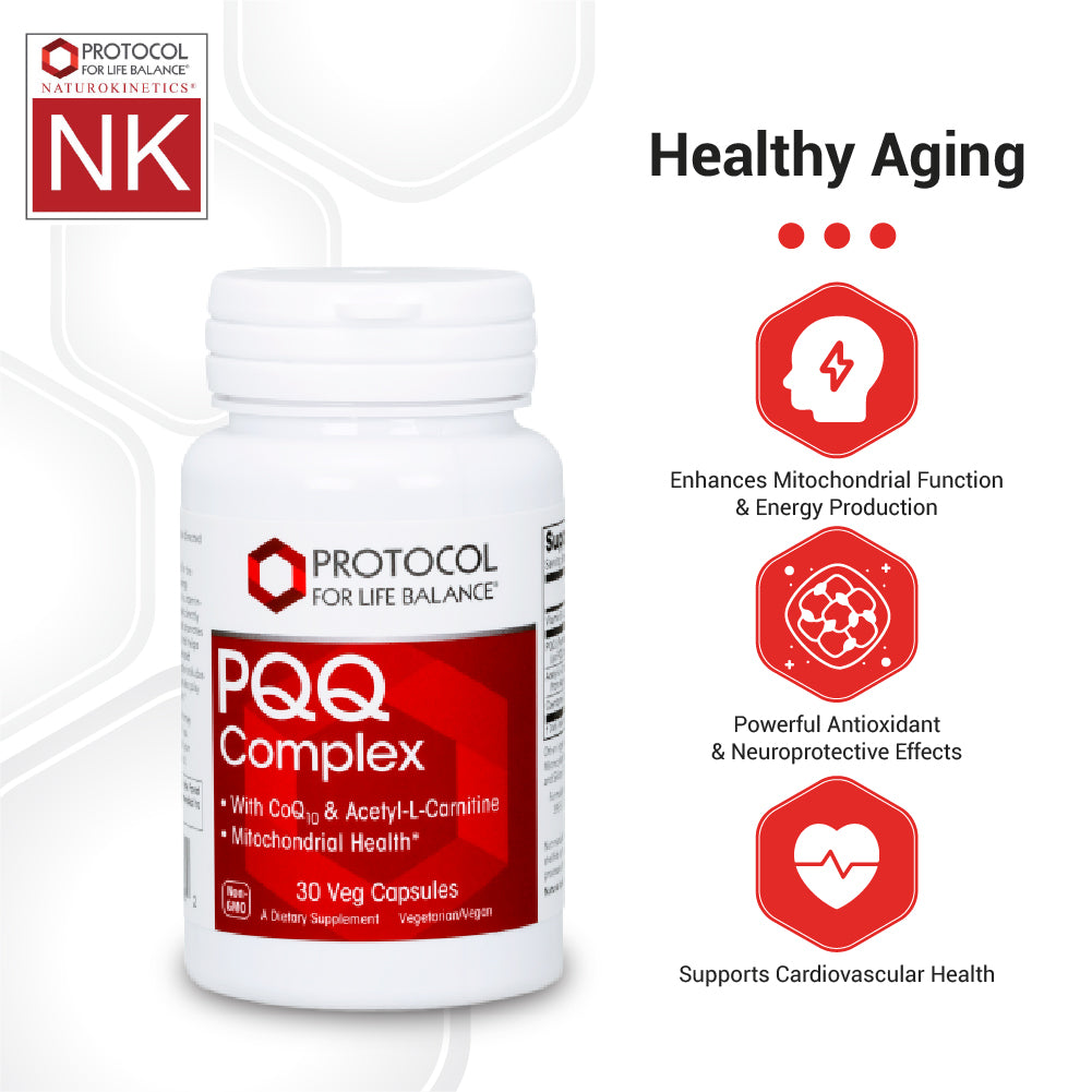 Protocol for Life Balance, PQQ Complex, 30 Veg Capsules Vitamins & Supplements Protocol For Life Balance
