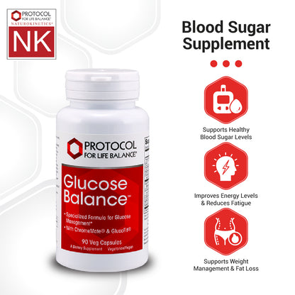 Protocol for Life Balance, Glucose Balance, 90 Veg Capsules Vitamins &amp; Supplements Protocol For Life Balance