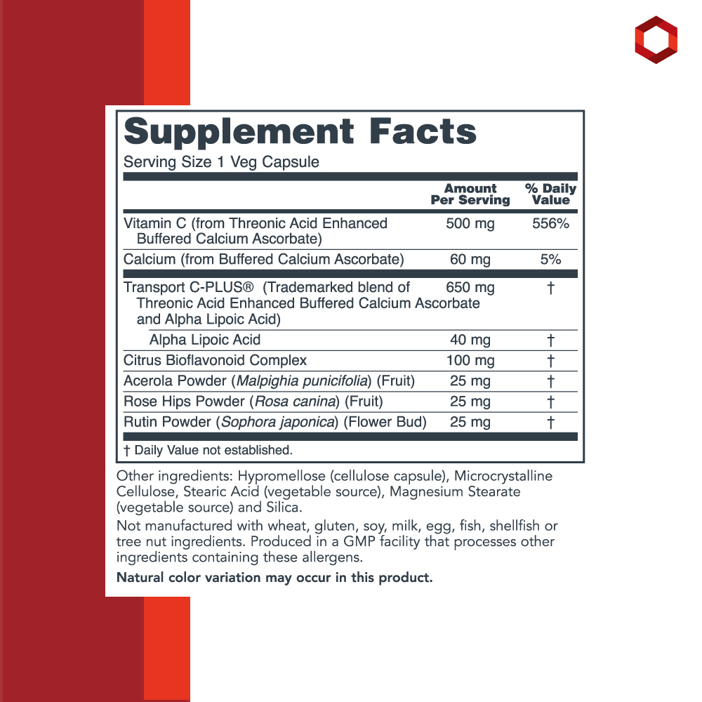 Protocol for Life Balance, ProtoSorbC 500, 100 Veg Capsules Vitamins &amp; Supplements Protocol For Life Balance