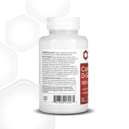 Protocol for Life Balance, Calcium D-Glucarate, 500 mg, 90 Veg Capsules Vitamins &amp; Supplements Protocol For Life Balance