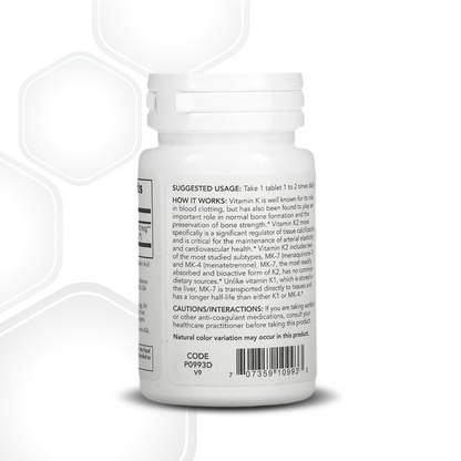 Protocol for Life Balance, MK-7 Vitamin K2, 160 mcg, 60 Tablets Bone &amp; Teeth Structure Protocol For Life Balance