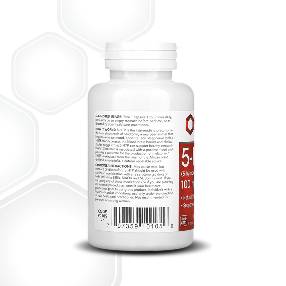 Protocol for Life Balance, 5-HTP, 100 mg, 90 Veg Capsules Healthy Mood Protocol For Life Balance