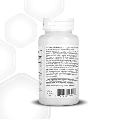 Protocol for Life Balance, DIM 200 Plus CDG 100, 90 Veg Capsules Vitamins &amp; Supplements Protocol For Life Balance