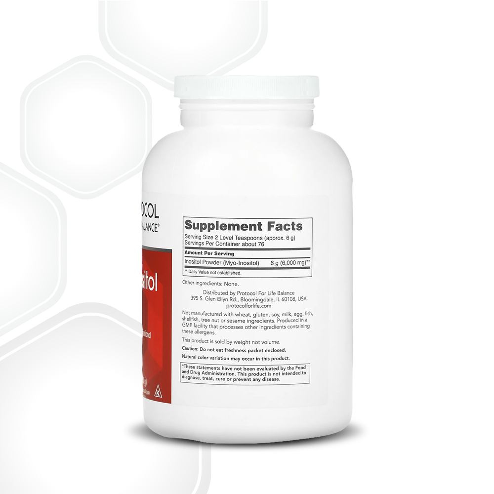 Protocol for Life Balance, Myo-Inositol Powder, 1 lb (454 g) Healthy Mood Protocol For Life Balance