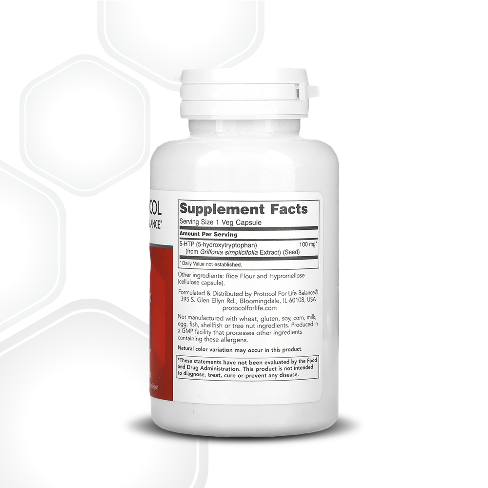 Protocol for Life Balance, 5-HTP, 100 mg, 90 Veg Capsules Healthy Mood Protocol For Life Balance