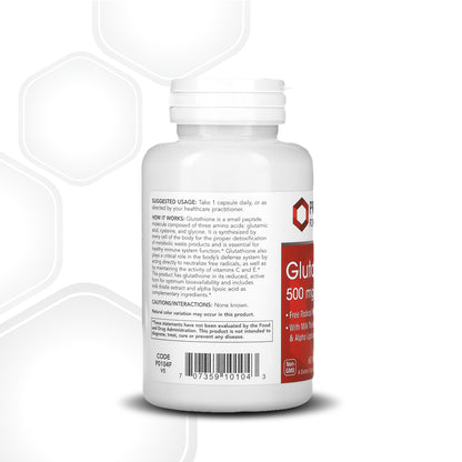 Protocol for Life Balance, Glutathione, 500 mg, 60 Veg Capsules Vitamins &amp; Supplements Protocol For Life Balance