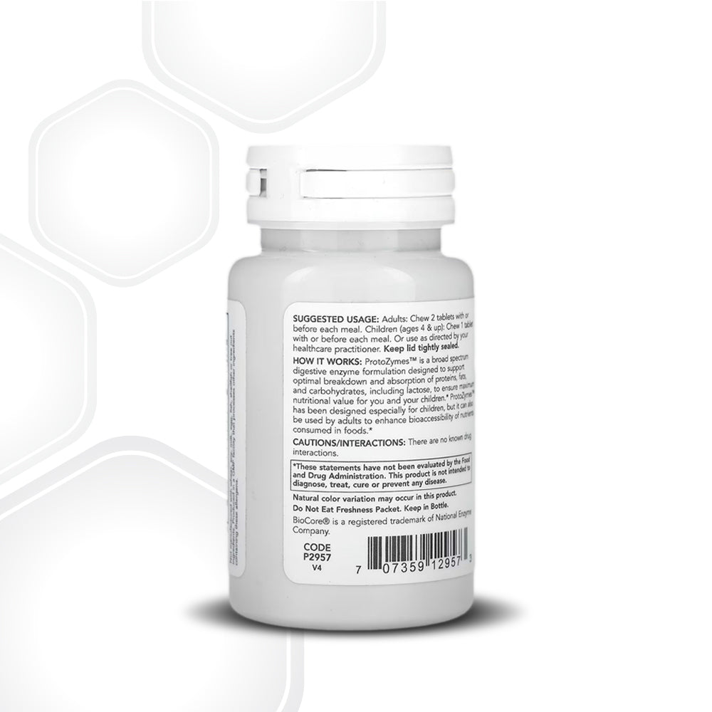 Protocol for Life Balance, ProtoZymes, 90 Chewables Vitamins &amp; Supplements Protocol For Life Balance