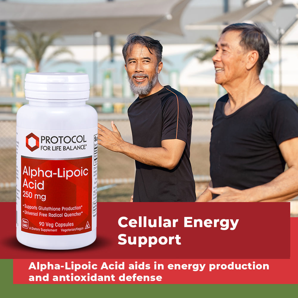 Protocol for Life Balance, Alpha-Lipoic Acid, 250 mg, 90 Veg Capsules Vitamins &amp; Supplements Protocol For Life Balance