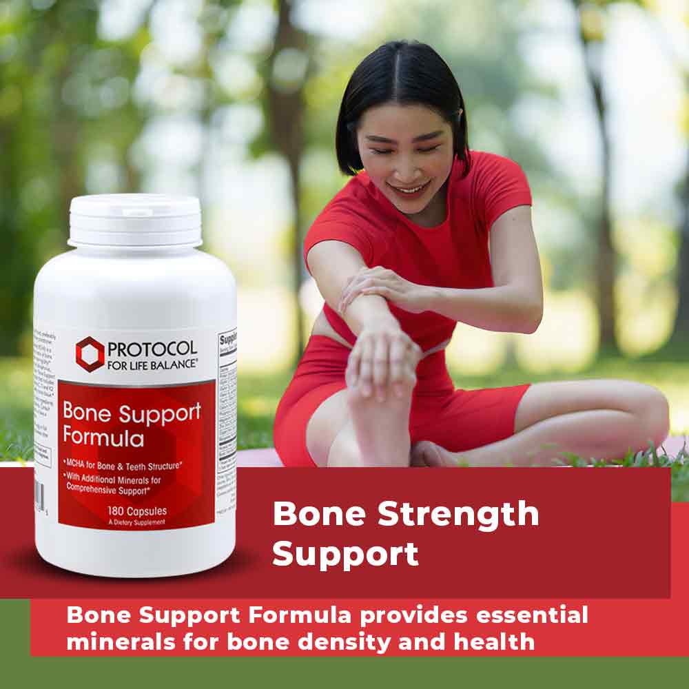 Protocol for Life Balance, Bone Support Formula, 180 Capsules Bone &amp; Teeth Structure Protocol For Life Balance