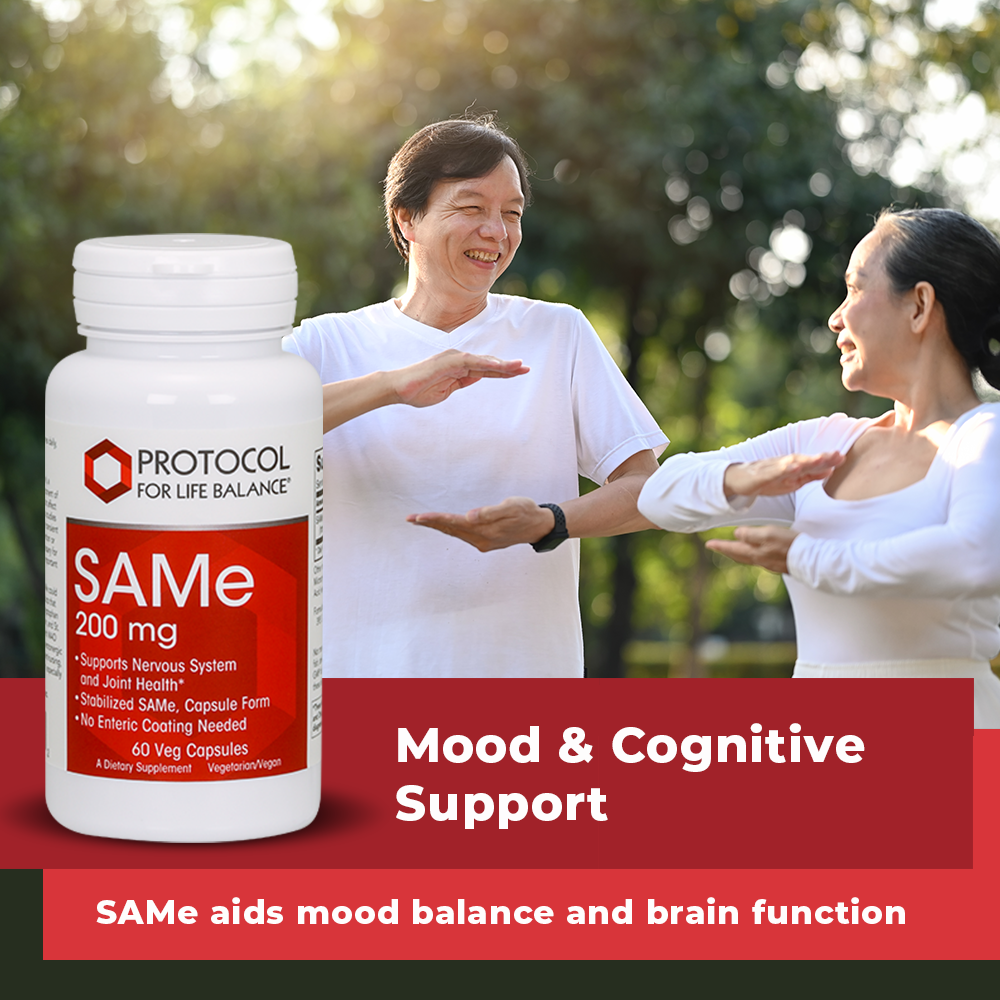 Protocol for Life Balance, SAMe , 200 mg, 60 Veg Capsules Joint Health Protocol For Life Balance