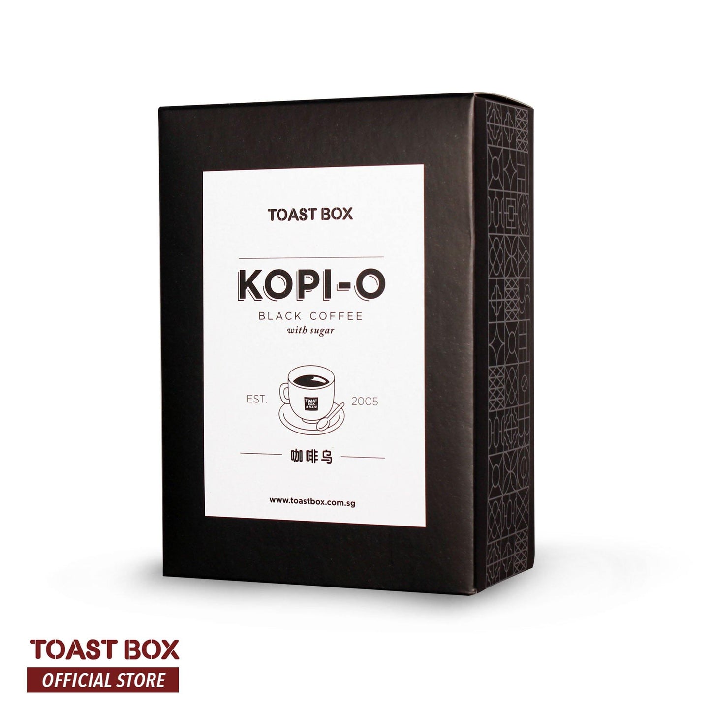 [Toast Box] Kopi O Black Coffee with Sugar 22gm x 6 sachets - Bloom Concept