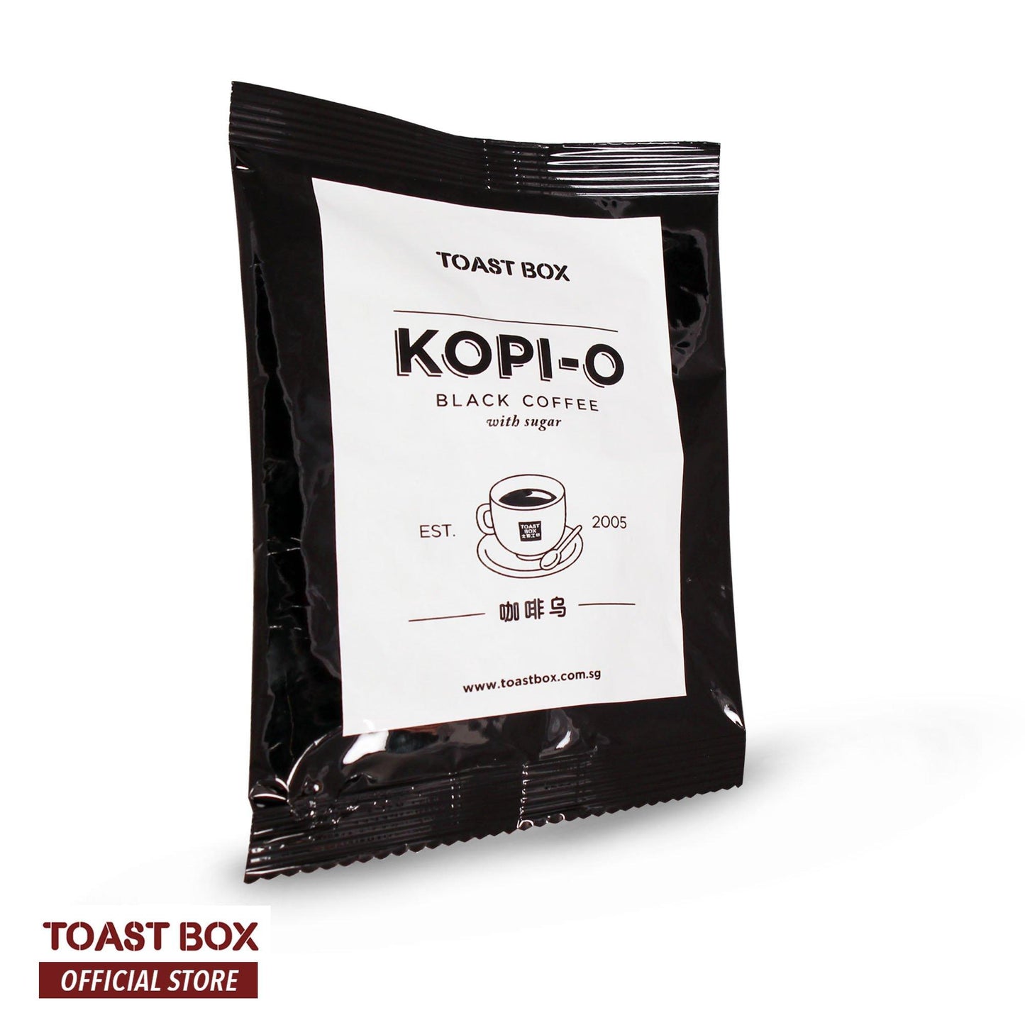 [Toast Box] Kopi O Black Coffee with Sugar 22gm x 6 sachets - Bloom Concept
