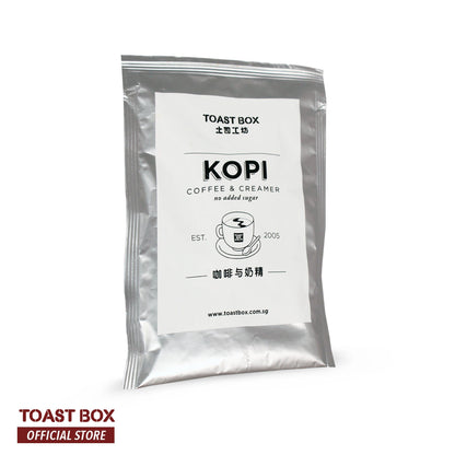 [Toast Box] Kopi with Creamer Coffee with Creamer Unsweetened 32gm x 6 sachets Coffee Instant Queen&