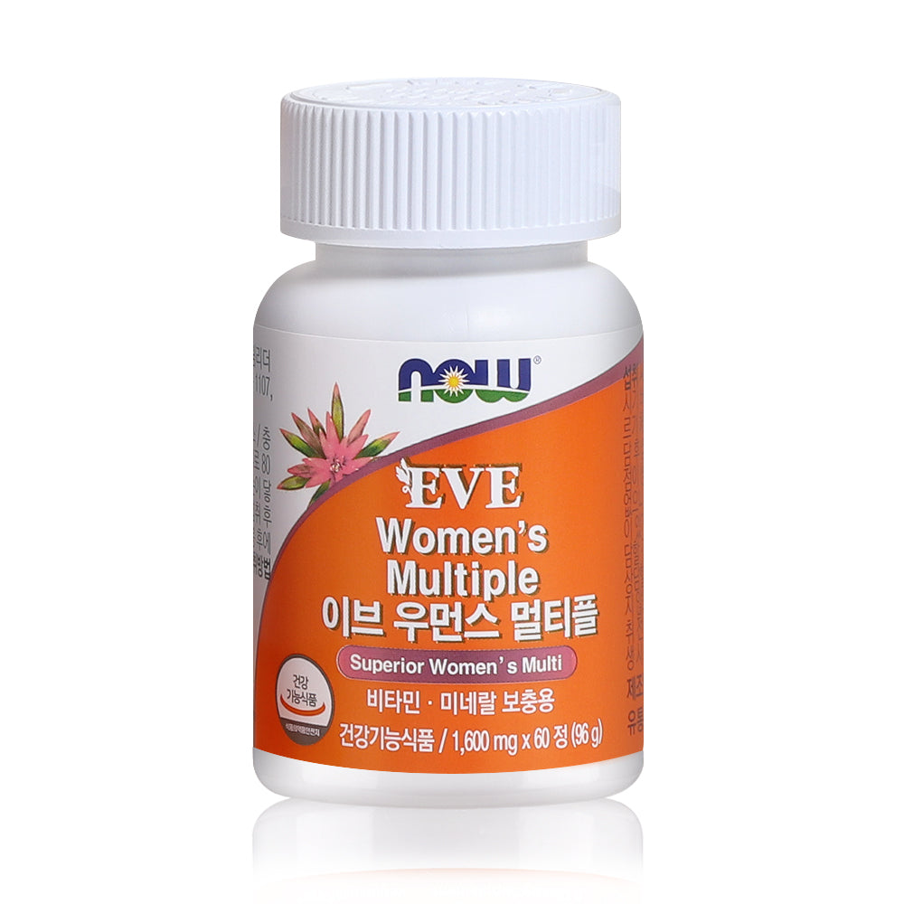 NOW FOODS Eve Women’s Multiple 1,600mg 60 tablets Multi-Vitamin for Women - Bloom Concept