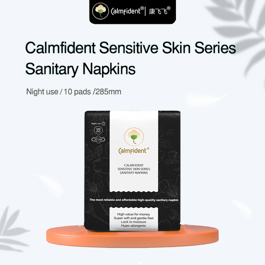 [Bundle of 3] Calmfident Night Use *Sensitive Skin Series* Sanitary Napkin Pads 285mm (10pcs) - Bloom Concept