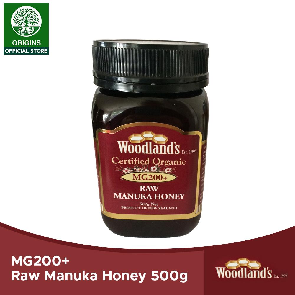 Woodlands Organic Raw Manuka Honey MG200+ New Zealand (500G) - Bloom Concept