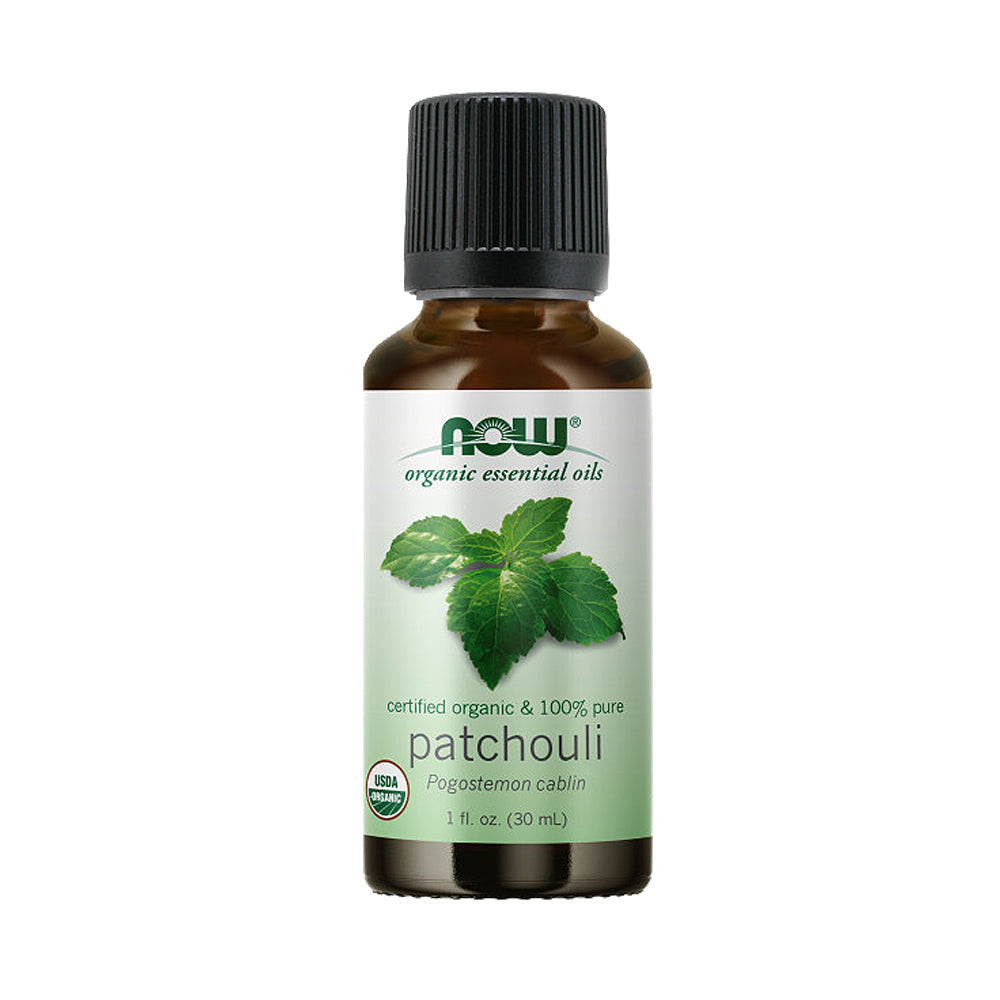 (30% OFF) NOW Organic Patchouli Oil, Earthy Aromatherapy Scent, Steam Distilled, 100% Pure, (30ml) - Bloom Concept