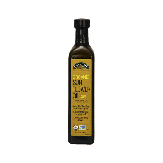 NOW Foods, Certified Organic Sunflower Oil, Tested for Purity, Versatile, Excellent Source of Vitamin E, Deliciously Mild Flavor, (500ml) - Bloom Concept