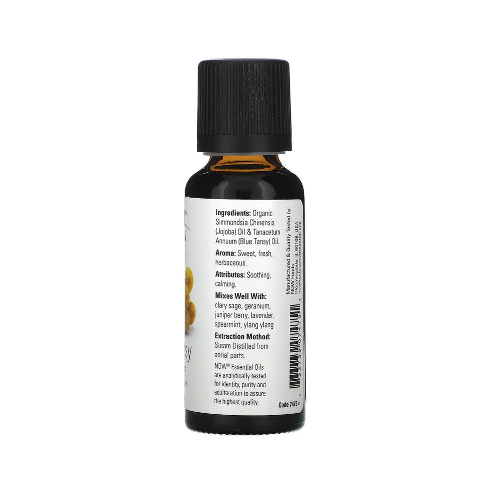 NOW Essential Oils, Blue Tansy Oil Blend, Soothing and Calming with a Sweet and Fresh Aroma, (30ml) - Bloom Concept