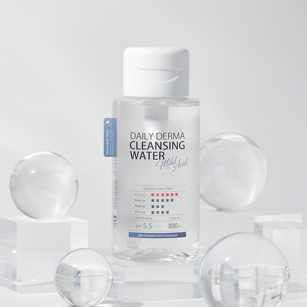 Nightingale Daily Derma Cleansing Water (Mild Acid) for Gentle and Effective Skin Cleansing 300ml - Bloom Concept