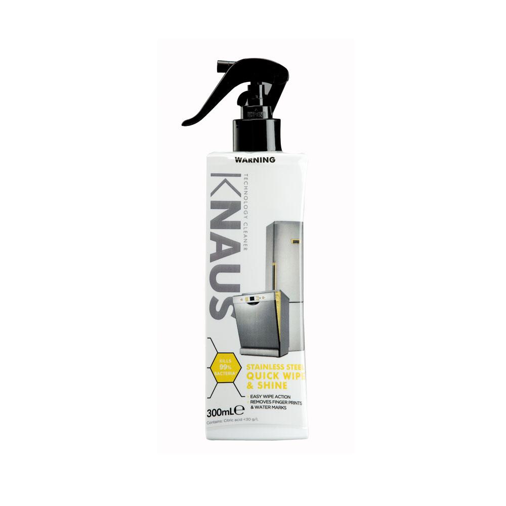 KNAUS Stainless Steel Quick Wipe & Shine Cleaner (Trigger Spray) 300ml - Bloom Concept