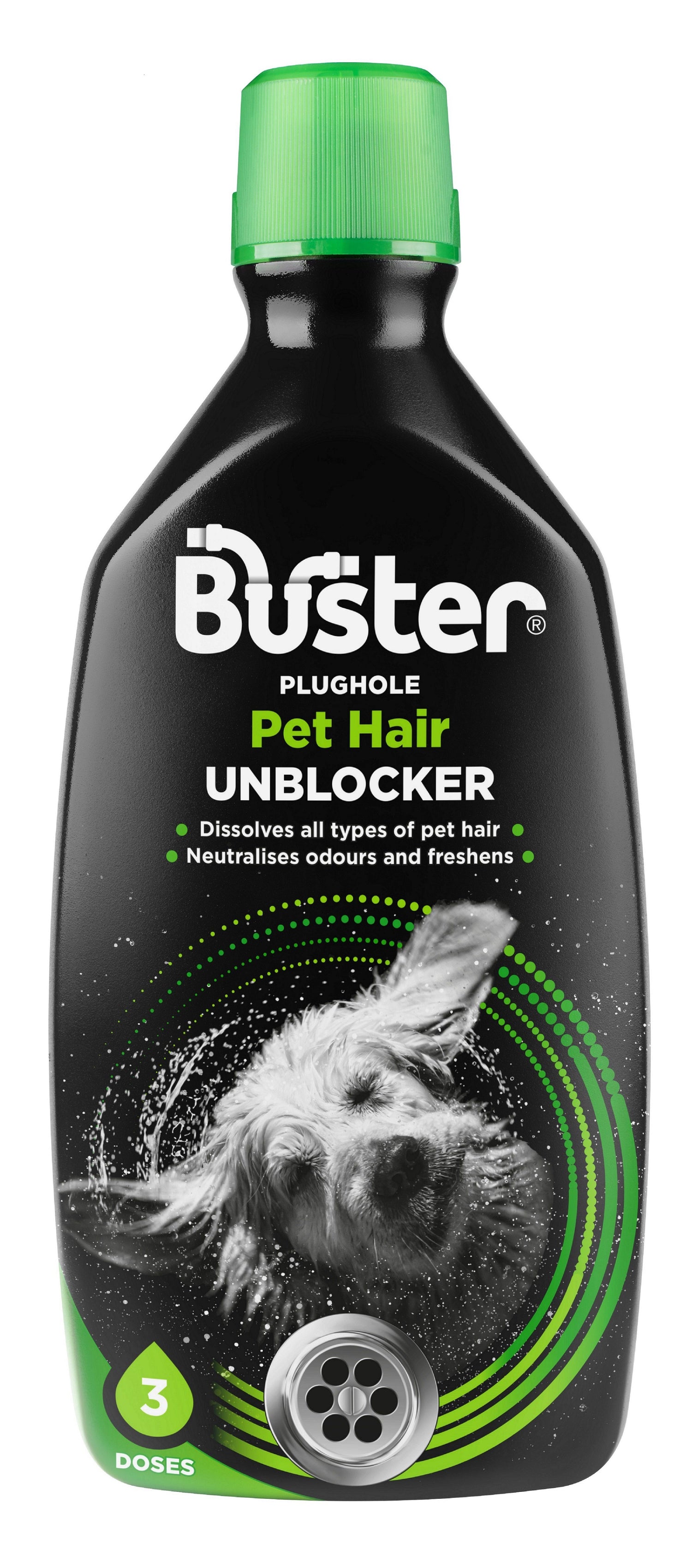 BUSTER  Plughole Pet Hair Unblocker 900ml - Bloom Concept