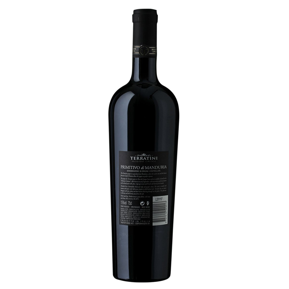 Terratini Primitivo Di Manduria Red Wine 2020 - Bloom Concept