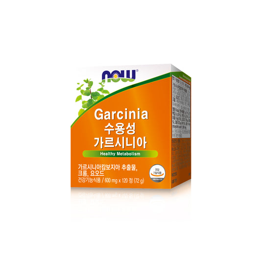 (Best by 09/24) Now Foods Soluble Garcinia Cambogia Extract 600mg 120 Tablets - Weight Management - Bloom Concept