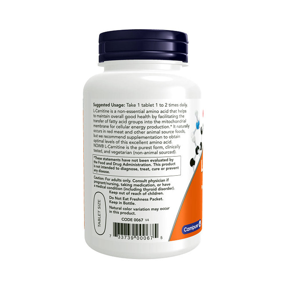 now supplements l-carnitine 1000 mg Foods 1000Mg (Fitness Support) 50 Vegetarian Tablets Now Foods L-Carnitine 1000 Mg