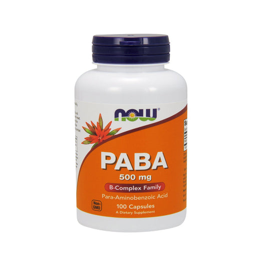 Now Foods, PABA, 500 mg, 100 Capsules - Bloom Concept