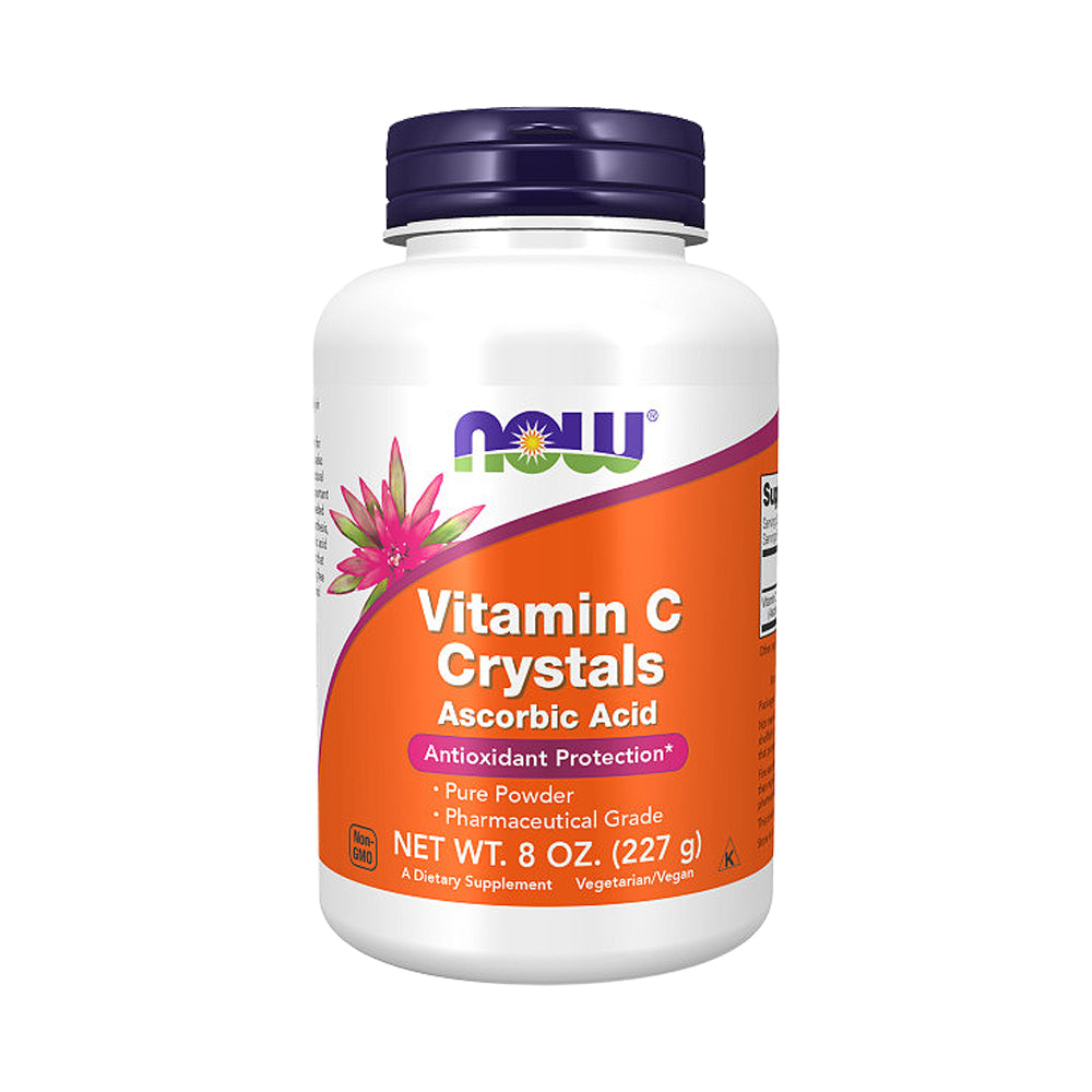 NOW Supplements, Vitamin C Crystals (Ascorbic Acid), Antioxidant Protection*, 8-Ounce - Bloom Concept