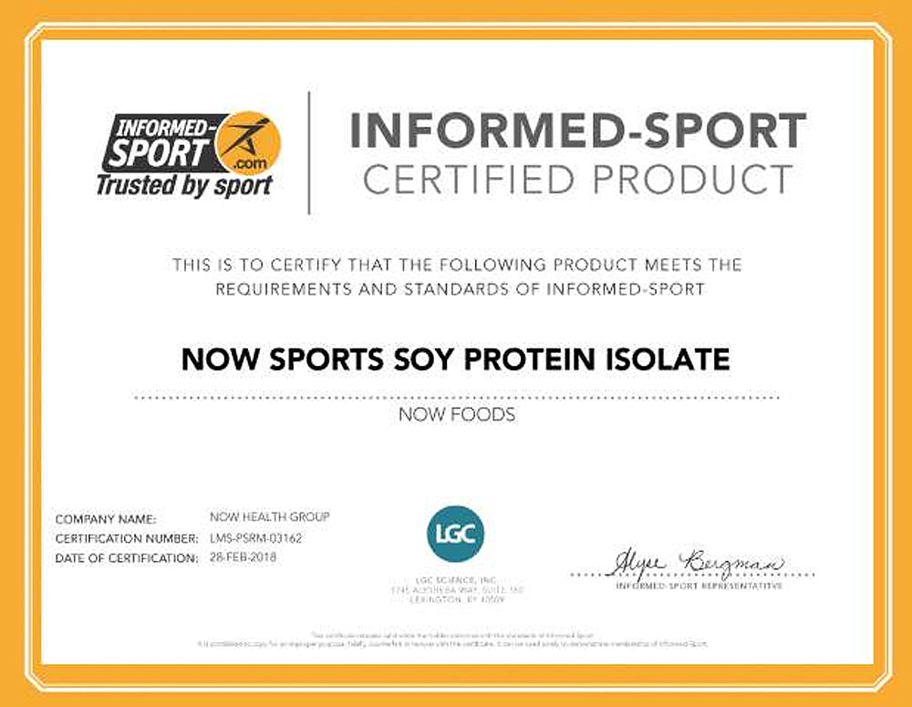 NOW Sports Nutrition, Soy Protein Isolate, 25 g With BCAAs, Creamy Chocolate Powder, 2-Pound (907g) - Bloom Concept