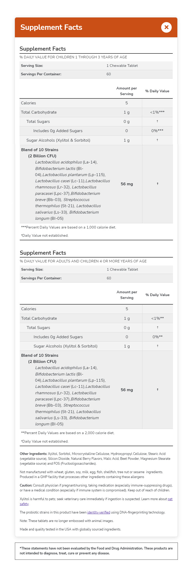 NOW Supplements, Kids BerryDophilus with 2 Billion, 10 Probiotic Strains, Xylitol Sweetened, Strain Verified, 60 Chewables - Bloom Concept