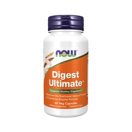 NOW Supplements, Digest Ultimate with Full Spectrum Enzyme Formula, 60 Veg Capsules - Bloom Concept