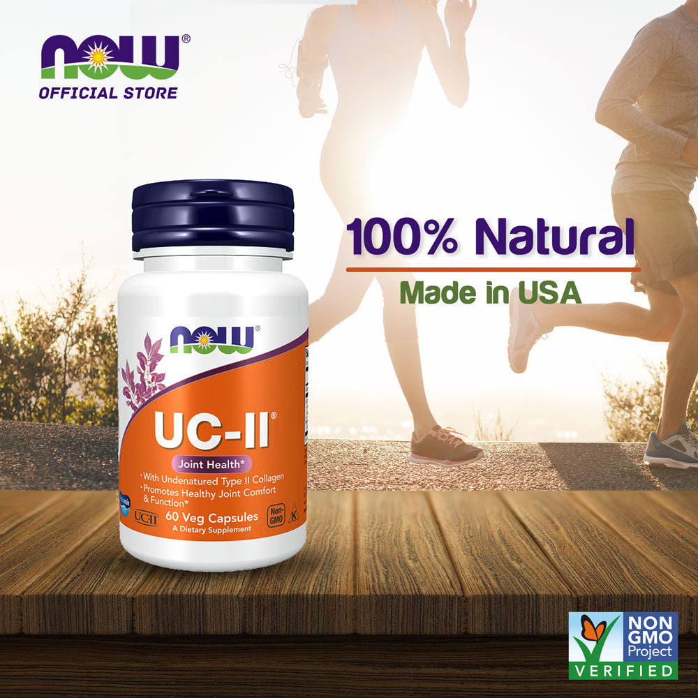 NOW Supplements, UC-II Type II Collagen with Undenatured Type II Collagen, 60 Veg Capsules Vitamins &amp; Supplements NOW Foods USA