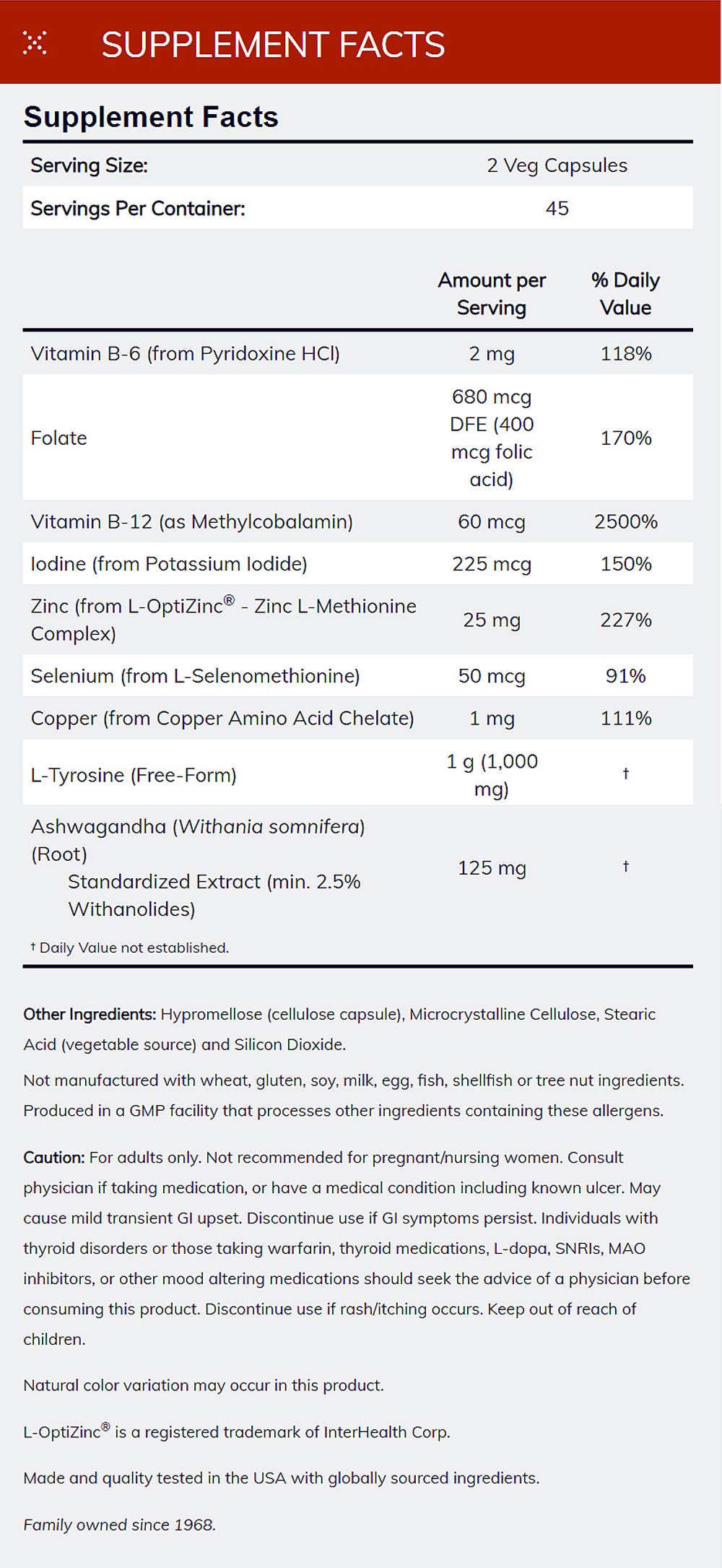 NOW Supplements, Thyroid Energy™, Iodine and Tyrosine plus Selenium, Zinc and Copper, 90 Veg Capsules - Bloom Concept