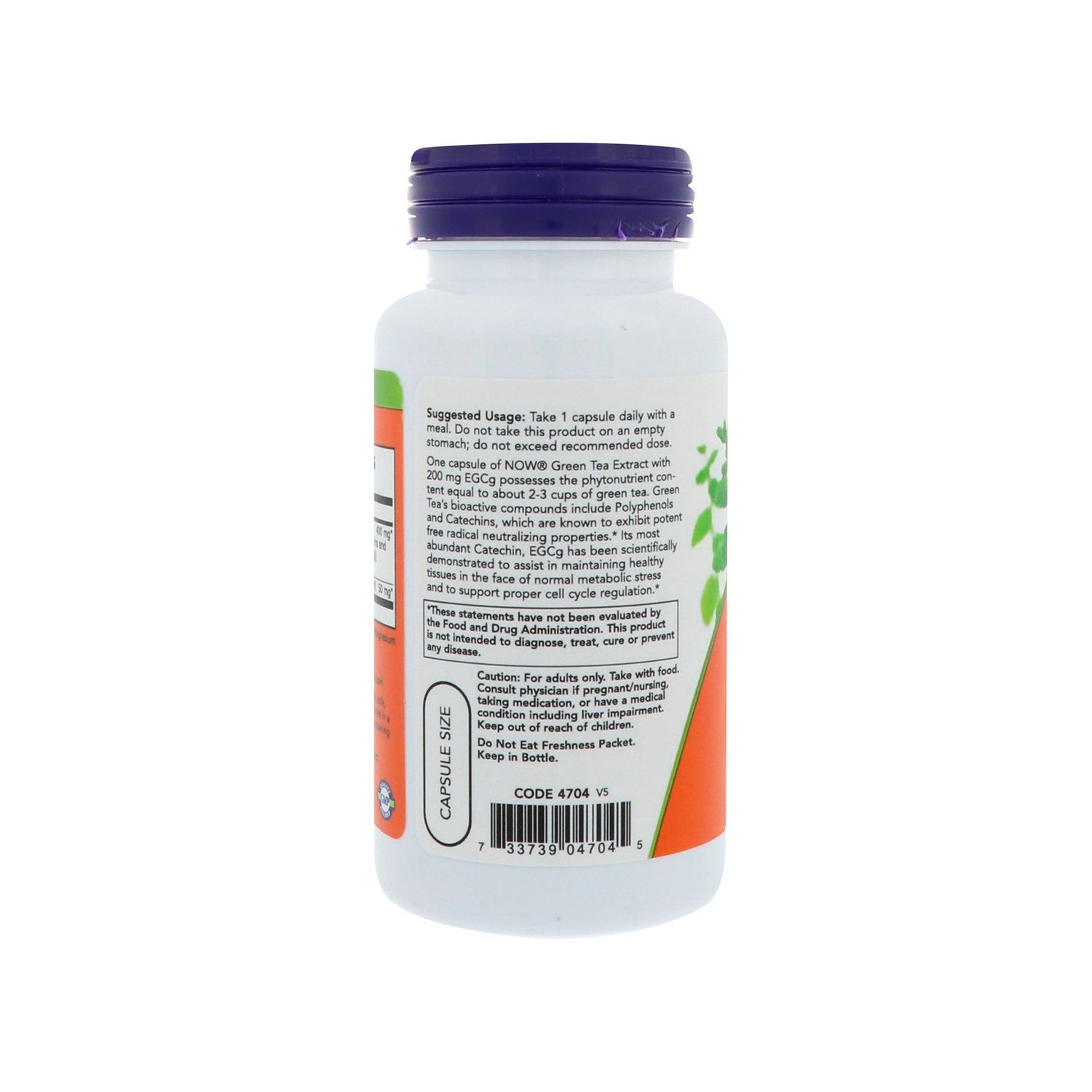 NOW Supplements, EGCg Green Tea Extract 400 mg, Free Radical Scavenger, 90 Veg Capsules Vitamins &amp; Supplements NOW Foods USA