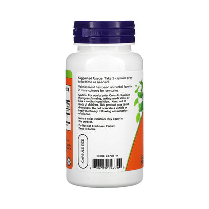 NOW FOODS Supplements, Valerian Root (Valeriana officinalis) 500 mg, Herbal Supplement, 100 Veg Capsules Vitamins &amp; Supplements NOW Foods USA